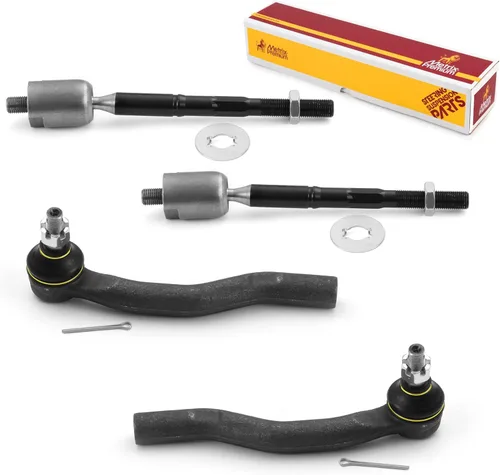 Miniatura 220 de Metrix Premium Chassis Parts - Juego de 4 barras de acoplamiento interior y exterior para Audi A3 15-16, Seat Leon 06-20 (México), 09-17 Volkswagen