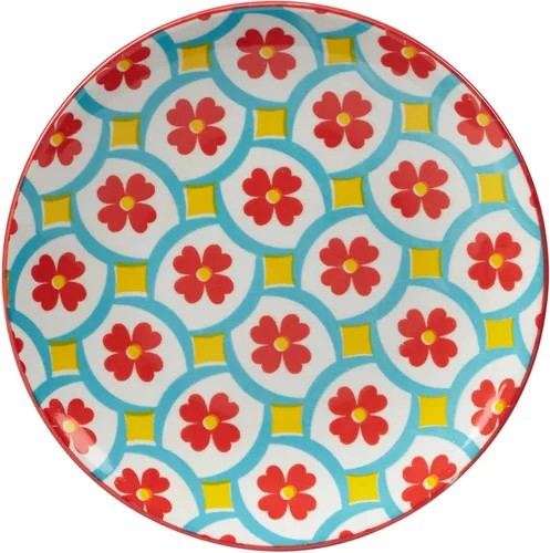 Miniatura 7 de Certified International Damask Floral - Platos de canapé/almuerzo de 6 pulgadas, diseños surtidos, multicolor, grande, juego de 6