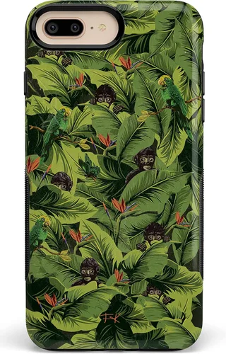 Miniatura 23 de Casely Funda para iPhone 6/7/8 Plus Funda con estampado de festival (solo buenas vibraciones)