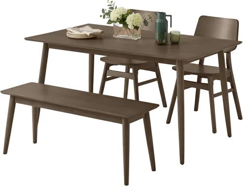 Miniatura 60 de Alaterre Furniture Calais Dining - Juego de 2 sillas de comedor moderno de mediados de siglo, juego de sillas de madera maciza con diseño