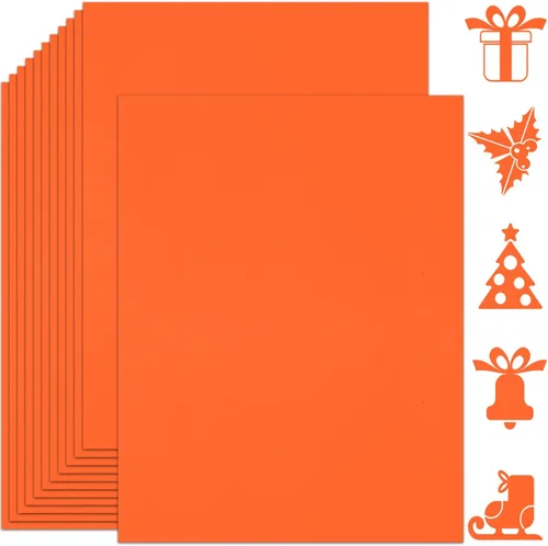 Miniatura 13 de 25 hojas de papel de cartulina azul claro 8.5'' x 11'', 250 g/m²/92 lb papel grueso para álbum de recortes, invitaciones, impresión y tarjetas