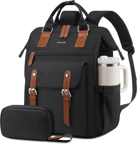 LOVEVOOK - Mochila para laptop, para viaje de trabajo, bolso de enfermera, profesor, médico, viajero, para computadora de negocios, mochila 1