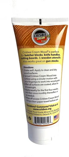 Miniatura 5 de Cream Wood ® Acondicionador de madera todo en uno, fabricado en Estados Unidos, mezcla de aceite/cera y acondicionador para bloques de carnicero