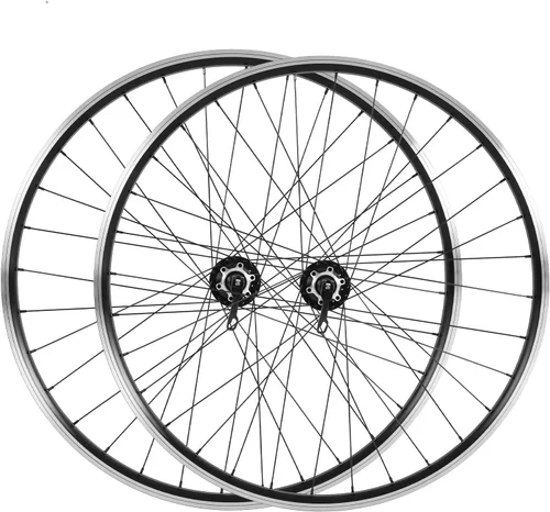 Miniatura 3 de Fit7 Ruedas de bicicleta – Freno de disco de 27.5/29 pulgadas, ruedas delanteras y traseras de bicicleta de montaña de liberación rápida para Buje