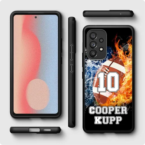 Miniatura 2 de Personalized Football Name and Number Design Your Own Rubber Cover for Galaxy A16/A15/A25/A14/A54/A53 for Samsung A case