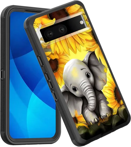Miniatura 84 de Funda para Pixel 7a, a prueba de golpes, 3 capas, protección de cuerpo completo, resistente, de alto impacto, para Google Pixel 7a de 6.1 pulgadas