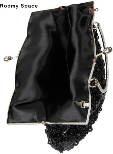 Miniatura 4 de Bolso de noche del bolso de la boda del bolso de la boda de las lentejuelas del embrague para el partido