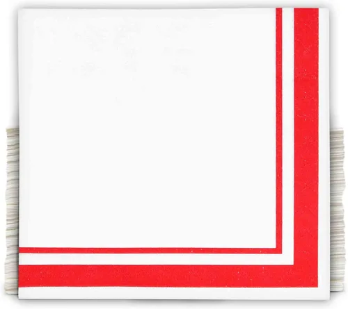 Miniatura 19 de Gift Boutique 100 servilletas doradas y negras de 3 capas de papel de aluminio dorado metálico con rayas desechables para postres de papel