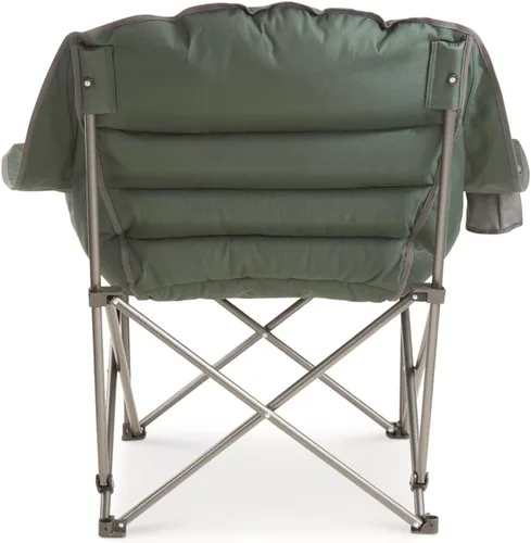 Miniatura 9 de Guide Gear Silla de campamento acolchada extragrande de gran tamaño, portátil, plegable, sillas grandes de descanso de campamento y playa para Azul