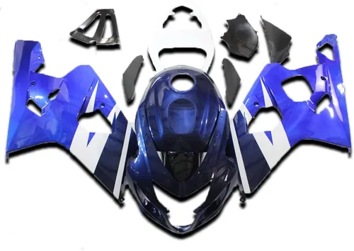 Miniatura 33 de Carenado completo de plástico blanco brillante para Suzuki 2004 2005 GSXR 600 750 inyección ABS nuevo Aftermarket Kit Kit de carrocería 04 05 10