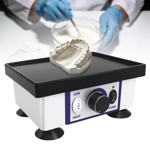 Vibrador de laboratorio 8"x6" Vibrador cuadrado del cuarteto, JT-51B Modelo Yeso Oscilador Mezcladora de yeso, equipo de laboratorio 110V/120W