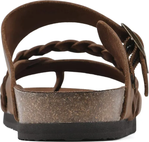 Miniatura 5 de WHITE MOUNTAIN Hazy Signature Comfort - Sandalias moldeadas con tiras trenzadas para mujer