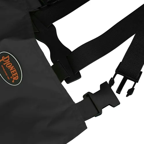 Miniatura 9 de Pioneer Hi Vis Traje de Lluvia Ligero Impermeable de Seguridad - Equipo de Lluvia Reflectante para Trabajo para Hombres y Mujeres Negro