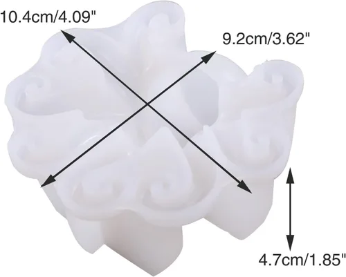 Miniatura 2 de Moldes de resina de pulpo de silicona, lindos moldes epoxi de pulpo, molde de silicona 3D de animales grandes para fundición de resina, colgar