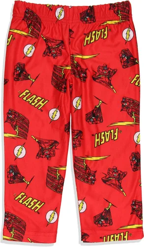 Miniatura 3 de DC Comics - Conjunto de pijama para niños pequeños con logotipo de Flash