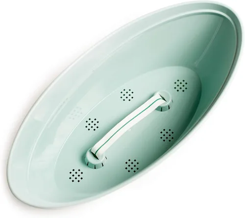 Miniatura 9 de DECOPOTS Maceta de forma ovalada para plantas, maceta de jade con riego automático, maceta de interior, macetas de plástico con drenaje para todas
