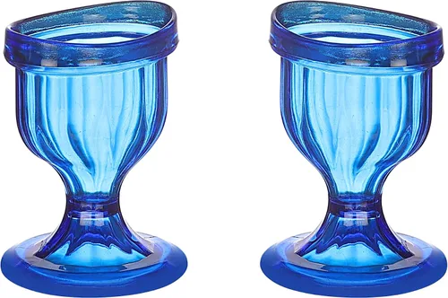 Miniatura 3 de Juego de 2 vasos de lavado de ojos para mantener tus ojos limpios y saludables, color azul