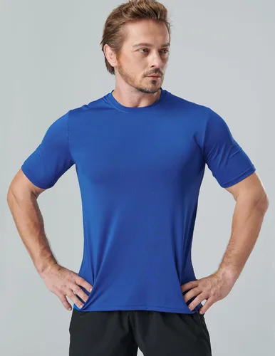Miniatura 4 de Paquete de 5 camisetas de manga corta, con cuello redondo y de secado rápido para hombre, camisetas deportivas para correr, entrenar o ir al gimnasio