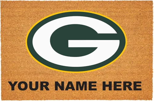 Miniatura 14 de Team Sports America Tapete de entrada de la NFL 28 x 16 pulgadas Escotilla cruzada en relieve Parte trasera antideslizante Decoración