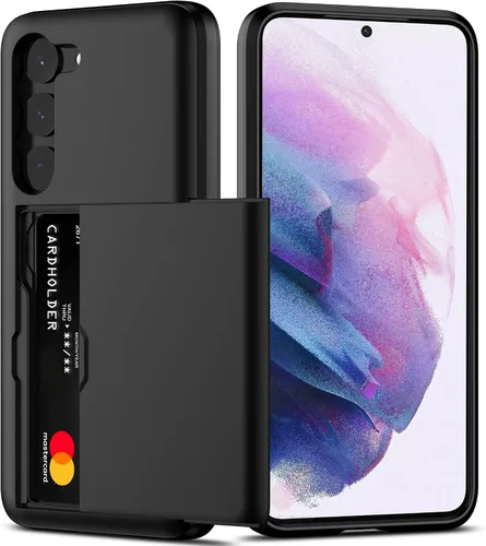 Miniatura 16 de Nvollnoe Funda para Samsung S23 con tarjetero 5G de 6.1 pulgadas, delgada, de doble capa, resistente, protector para Galaxy S23, funda con ranura