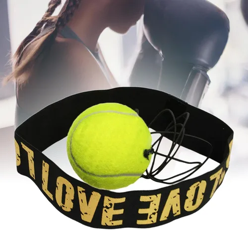 Miniatura 3 de Juego de diadema de pelota refleja de boxeo, diadema ajustable para fitness