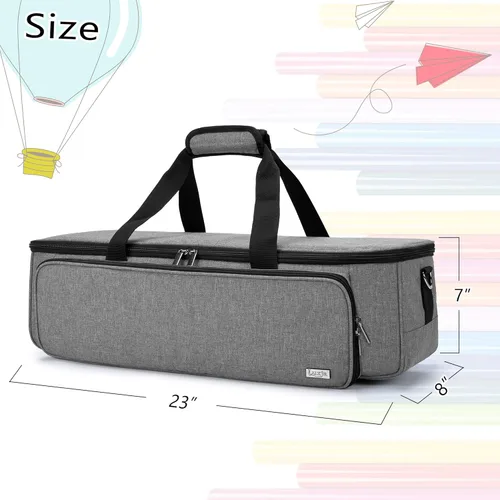 Miniatura 5 de Luxja bolsa de transporte compatible con la máquina troqueladora Cricut y suministros