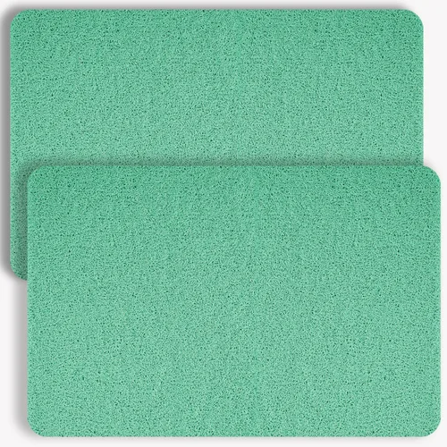 Miniatura 23 de Hargiis - Tapete antideslizante de secado rápido para bañera, piso, baño, ducha, cocina, hogar, hotel (color blanco, 24 x 24 pulgadas)