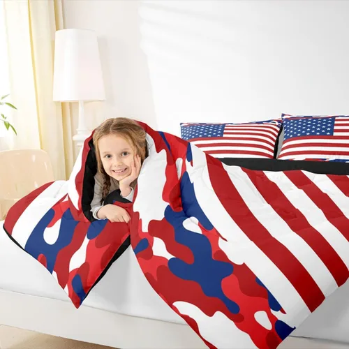 Miniatura 6 de Erosebridal Juego de ropa de cama individual para niñas, juego de edredón de juegos para niños, juego de cama de juegos para niños, color naranja