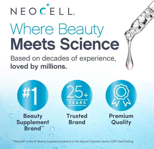Miniatura 8 de NeoCell Paquete de belleza para mujer Polvo de biopéptidos de colágeno Suero de péptidos de colágeno Set interior y exterior