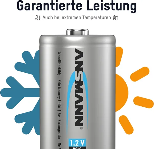Miniatura 4 de Ansmann Max-E D 8500 mAh 2pk 5035362/01