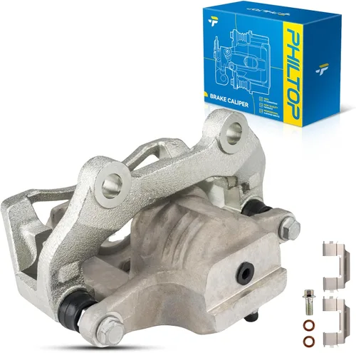 Miniatura 53 de PHILTOP Conjunto de Pinza de Freno de Disco Delantero Compatible con Jeep Wrangler 1990-2006, Jeep Cherokee 1990-2001, Grand Cherokee 1993-1998