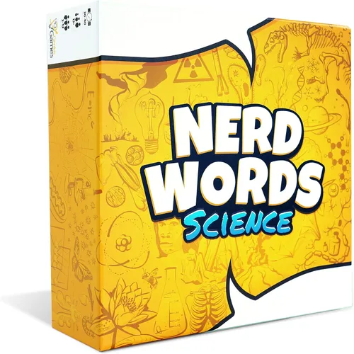 Miniatura 4 de Genius Games Nerd Words: ¡Ciencia! Juegos de grupo para adultos Juegos de fiesta para familias, niños, adolescentes, aulas