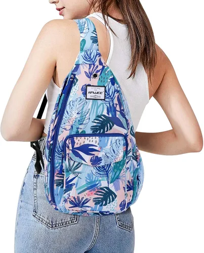 Miniatura 7 de HAWEE Mochila bandolera para mujer, anti-agua, ajustable inclinado