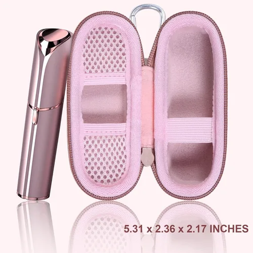Miniatura 7 de co2CREA Estuche rígido y cabezal de repuesto compatible con Finishing Touch Flawless Facial Removedor de vello facial eléctrico para mujeres