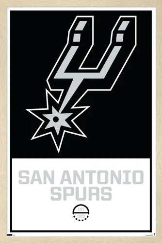 Miniatura 6 de Trends International NBA San Antonio Spurs - Póster de pared con logotipo 21, 22.375 x 34 pulgadas, paquete de póster y montaje prémium Paquete