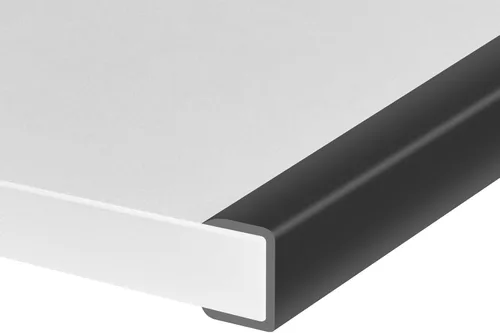 Miniatura 44 de Borde de goma protector autoadhesivo para chapa, material de etileno propileno dieno, ajuste de 1/16 pulgadas (1.6 mm), longitud 10 pies