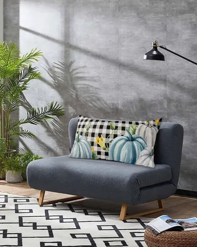 Miniatura 3 de Fundas de almohada de tamaño King de Acción de Gracias, fundas de almohada suaves decorativas para sofá y lumbar con cierre de sobre, otoño verde