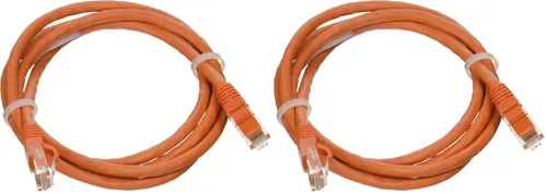 Miniatura 64 de C2G/Cables to Go 27872 Cable de red Ethernet cruzado Cat6 sin blindaje (UTP) sin enganche, amarillo (2,13 metros/7 pies)