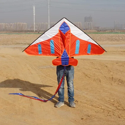 Miniatura 6 de Besra Cometa de avión colorida de 60 pulgadas de una sola línea fácil de volar aviones de nailon para niños y adultos