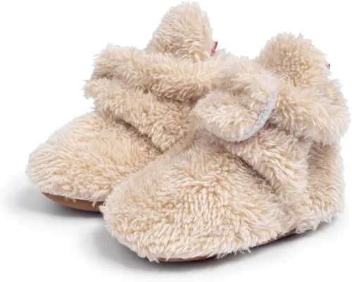 Miniatura 169 de Sawimlgy - Botines de algodón antideslizantes para recién nacido, con agarre, para cuna o para el invierno