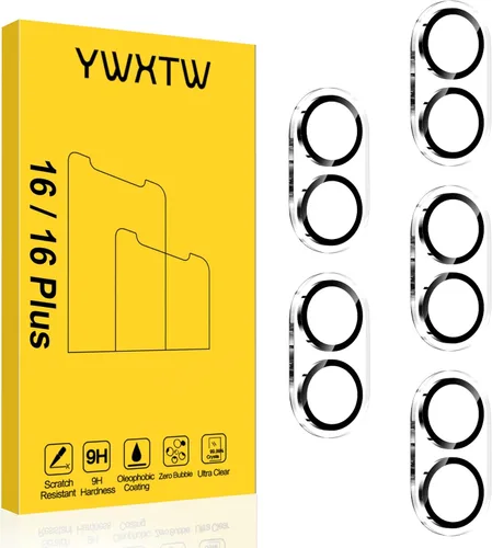 Miniatura 22 de YWXTW Protector de lente de cámara para iPhone 17 Pro, cobertura completa, protector de pantalla de lente de vidrio templado para iPhone 17 Pro