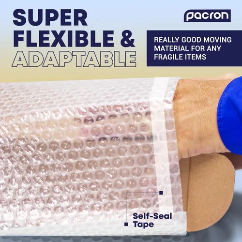 Miniatura 5 de Bolsas de burbujas transparentes de 6 x 8.5 pulgadas, bolsas de burbujas 325/cantidad, bolsas de burbujas transparentes autosellantes para envío