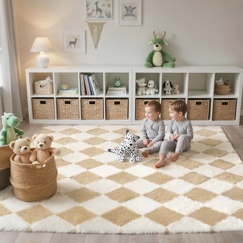 Miniatura 70 de GENIMO Alfombra antideslizante de 2 x 6 pies, lavable para pasillos de cocina, alfombras de cocina modernas abstractas, alfombra ligera de pelo bajo
