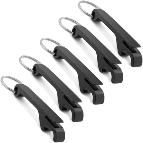 Miniatura 3 de 1 llavero abrebotellas de cerveza, llavero portátil de bolsillo de tamaño pequeño, abrelatas para celebraciones, fiestas, viajes, camping y hogar