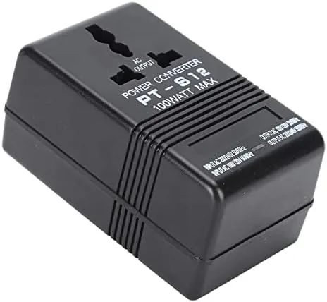 Miniatura 2 de PT-S12 Convertidor de voltaje de alimentación AC 100V-120V a 220V-240V Transformador elevador 50/60Hz para 100 equipos electrónicos