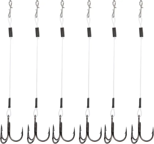 BigKing Paquete de 2 SGWL-PK110 3.9 in gancho de línea de pesca aguijón aguijón suave cebo para señuelo pesca