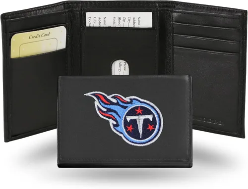 Miniatura 30 de Rico Industries NFL Football Embroidered Tri-fold Wallet