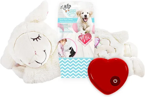 Miniatura 12 de ALL FOR PAWS Juguete de latido del corazón para cachorros para perros, juguetes de alivio de la ansiedad y ayuda para calmar perros, juguete