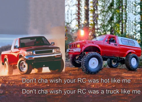 Miniatura 4 de Camión RC WPL C24 RC Crawler escala 1/16 4x4 RC Rock Crawler todo terreno todoterreno Pickup Truck RTR Control remoto LED proporcional acelerador