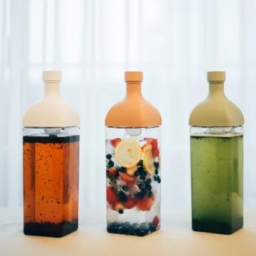 Miniatura 7 de Hario Botella de té frío "Ka-Ku", 40.6 fl oz, verde ahumado